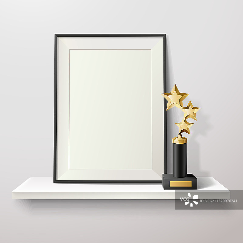 奖杯和框架图片素材