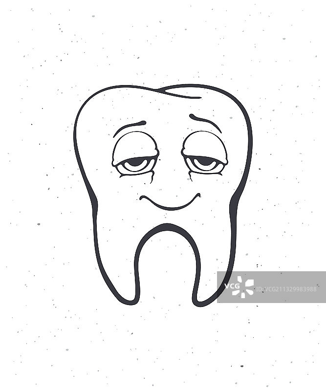 满意的微笑健康成人牙齿图片素材