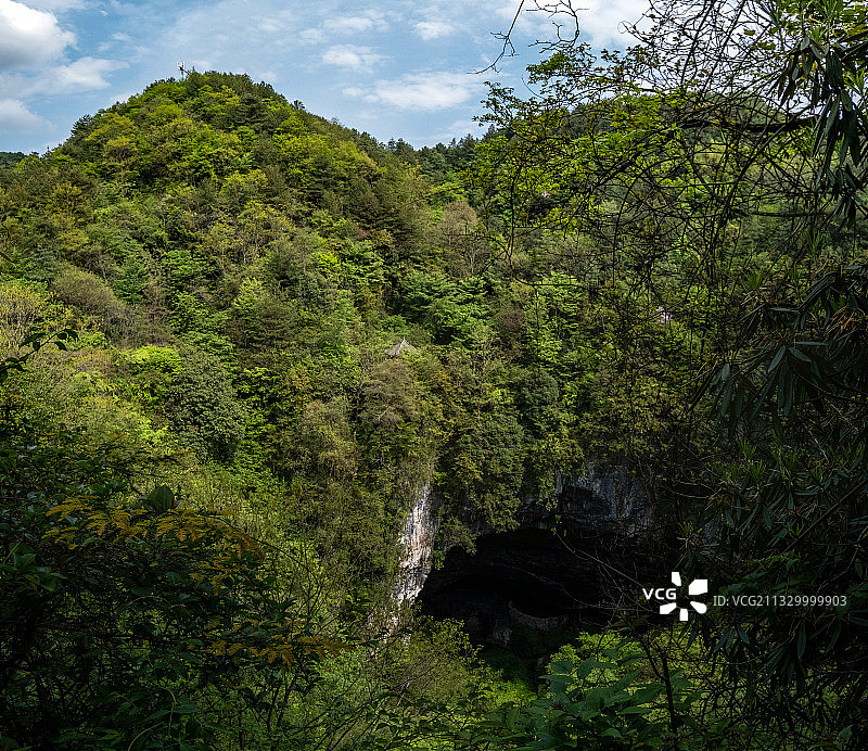 广元朝天区曾家山景区川洞庵景点图片图片素材
