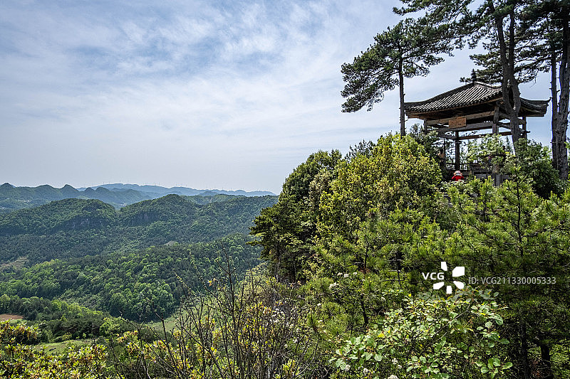广元市朝天区曾家山风景区石笋坪景点图片图片素材