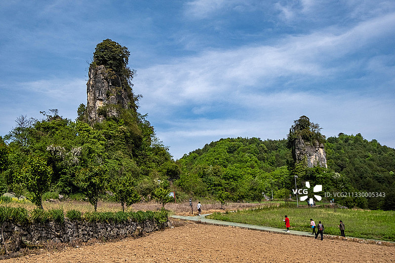 广元市朝天区曾家山风景区石笋坪景点图片图片素材