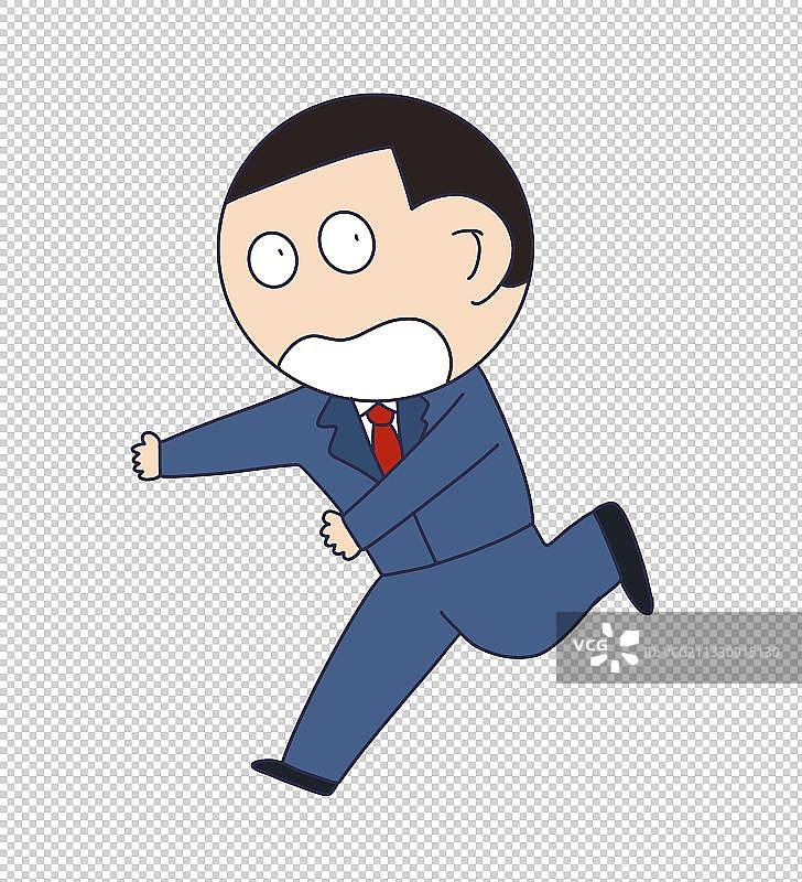 元素：逃离的男人图片素材