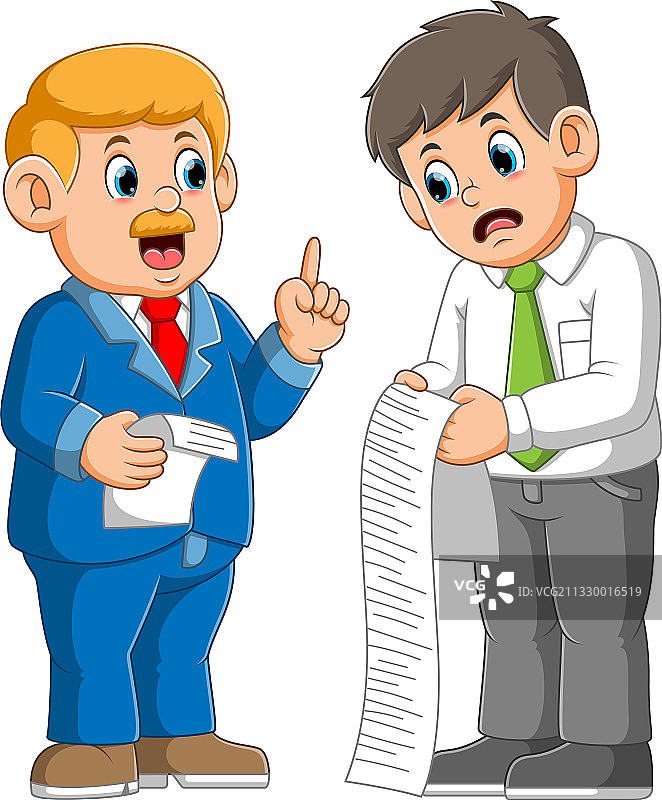 男人教新员工如何工作图片素材