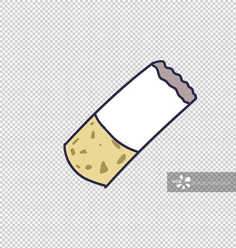 元素：烟头图片素材