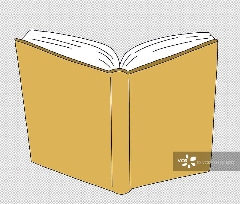 元素：打开的书籍图片素材