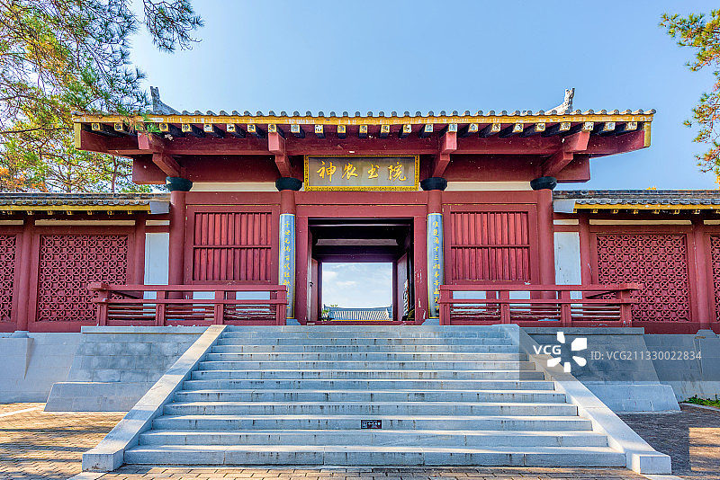 中国湖北随州炎帝故里风景名胜区神农书院图片素材