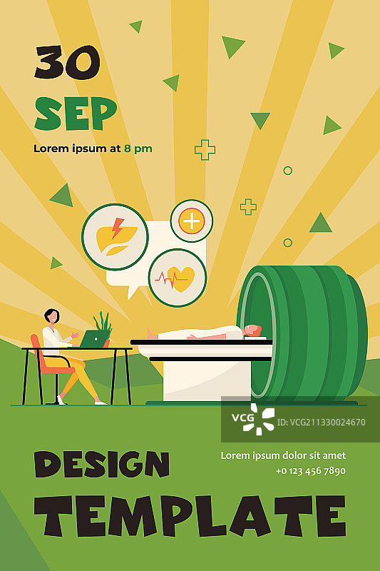 医生为病人做脑部扫描图片素材