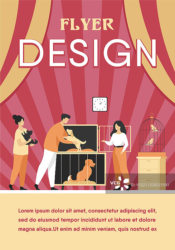 宠物店或动物收容所概念图片素材