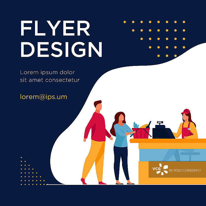 在杂货店收银台附近的年轻人图片素材