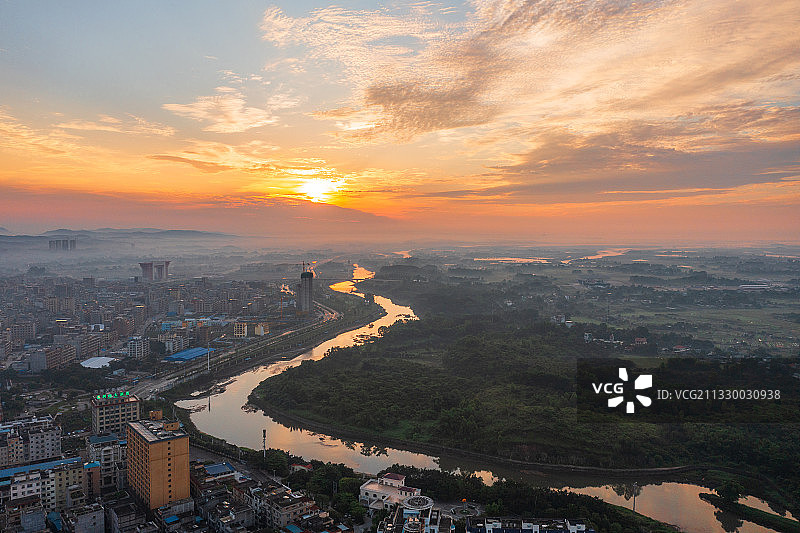 广西口岸城市东兴图片素材