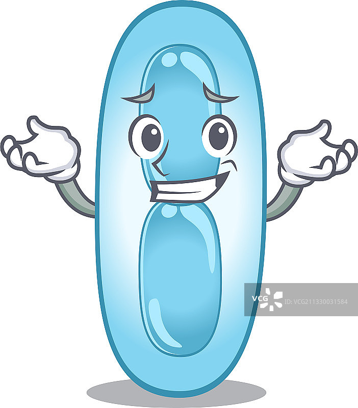 可爱的微笑肺炎克雷伯菌图片素材