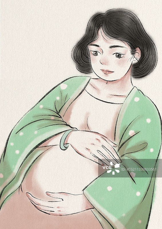 美丽孕妇图片素材