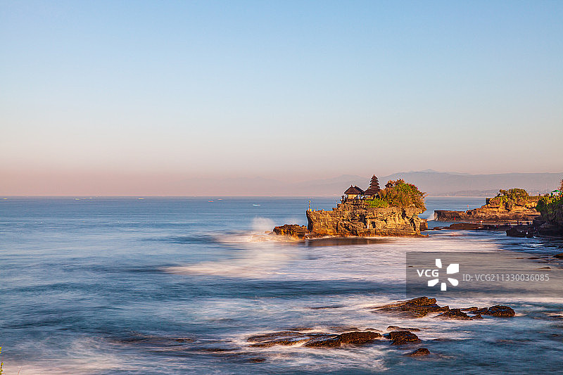 巴厘岛，度假酒店风光，海神庙图片素材