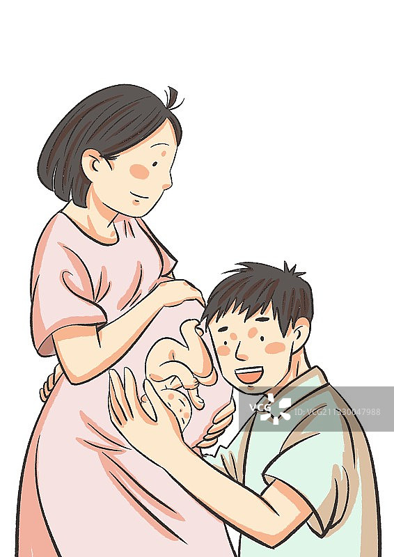 甜蜜小夫妻图片素材