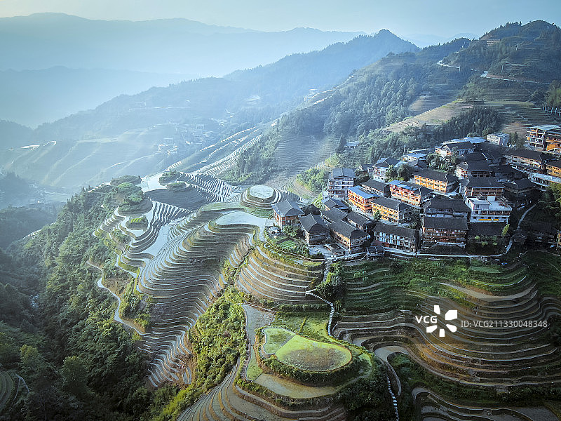 桂林龙脊梯田图片素材