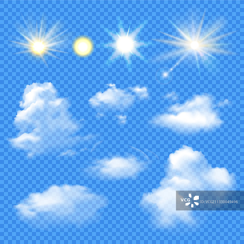 阳光与云彩图片素材