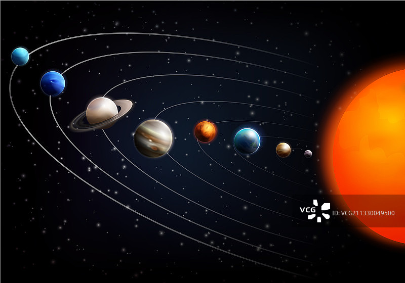 逼真的太空背景图片素材