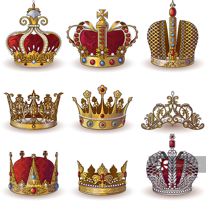 皇冠合集图片素材