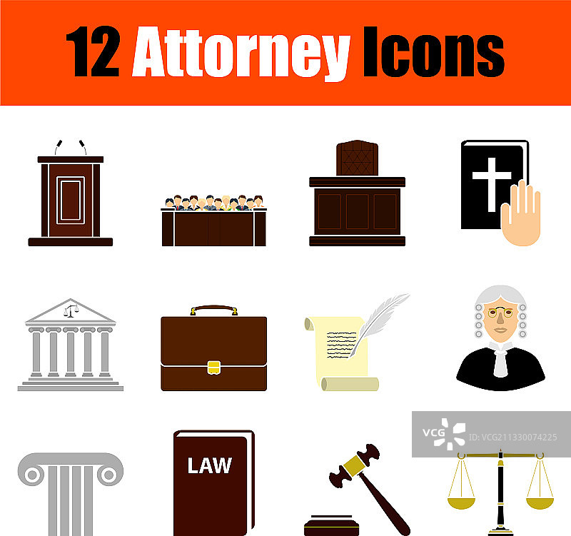 律师图标集图片素材