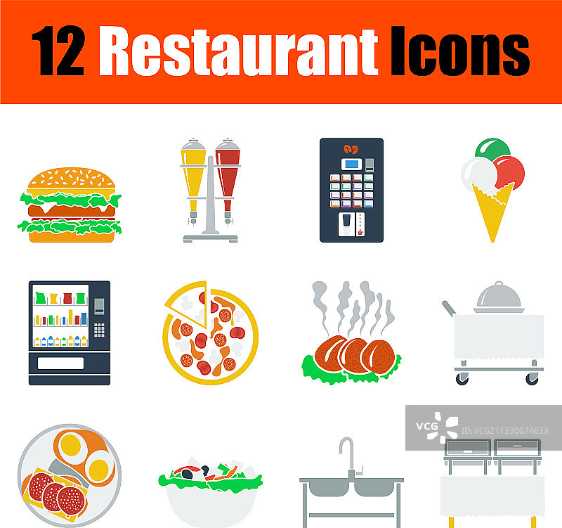餐厅图标合集图片素材