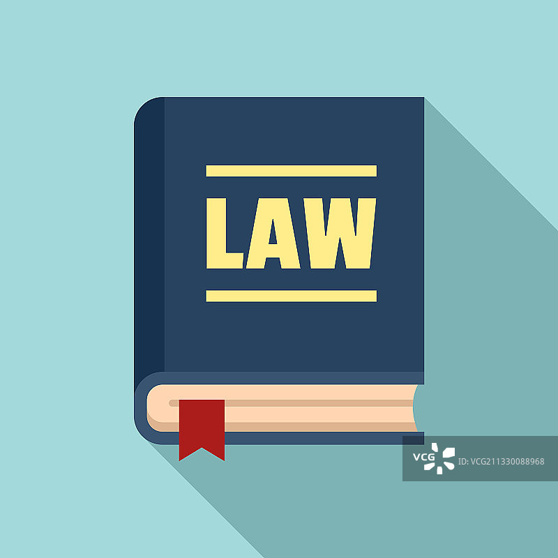扁平风格的警察法律图标图片素材