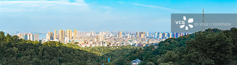 黄冈市全景图图片素材
