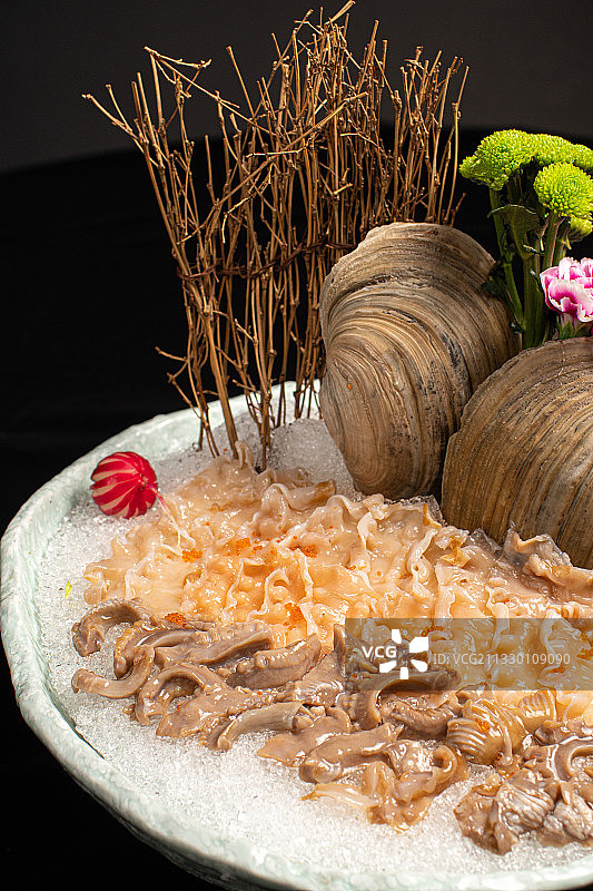 粤菜火锅象拔蚌图片素材