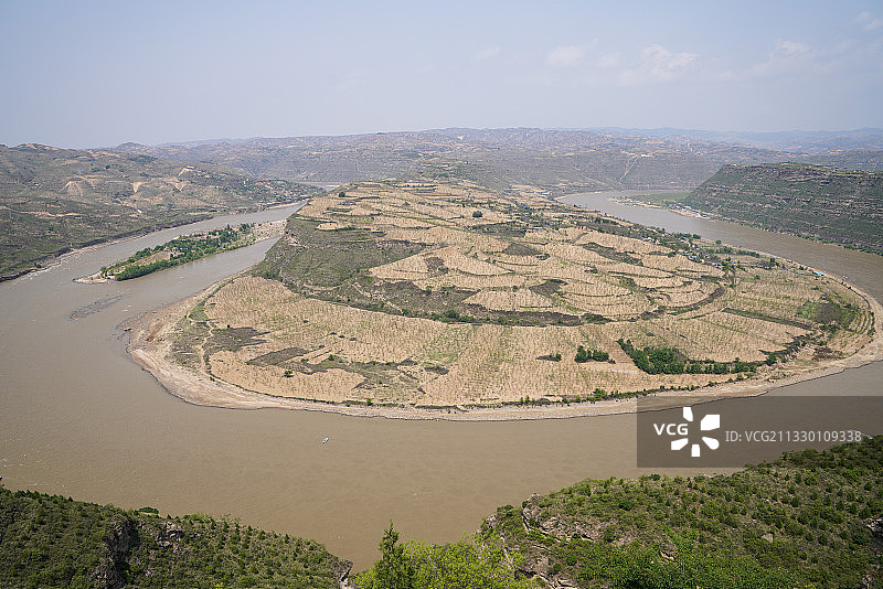 陕西省 延安市 延川县 乾坤湾景区图片素材