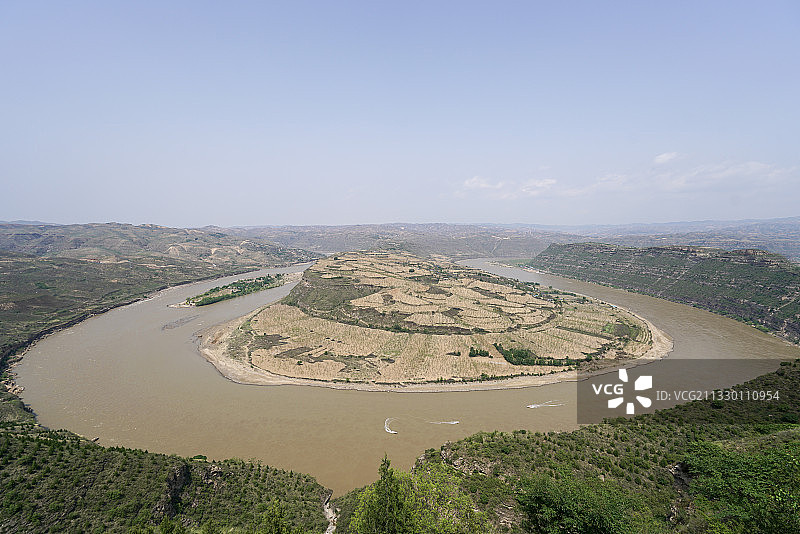 陕西省 延安市 延川县 乾坤湾景区图片素材