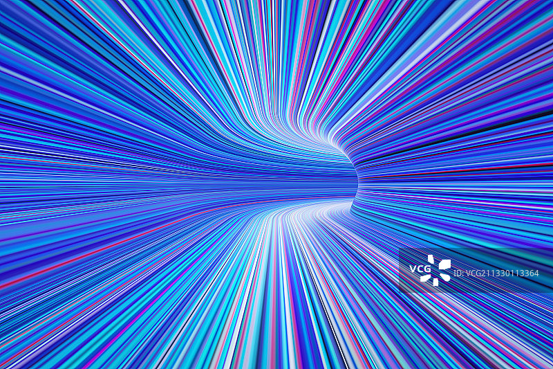 抽象_光谱_光束_隧道图片素材