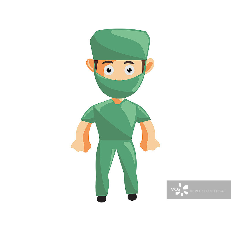 医院男护士人物形象及服装图片素材