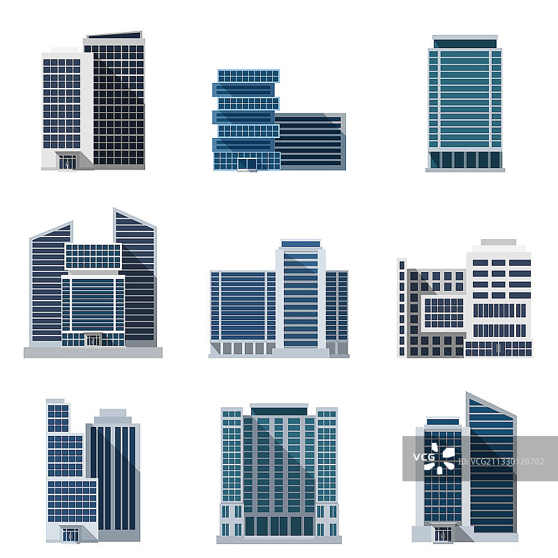 办公楼建筑合集图片素材