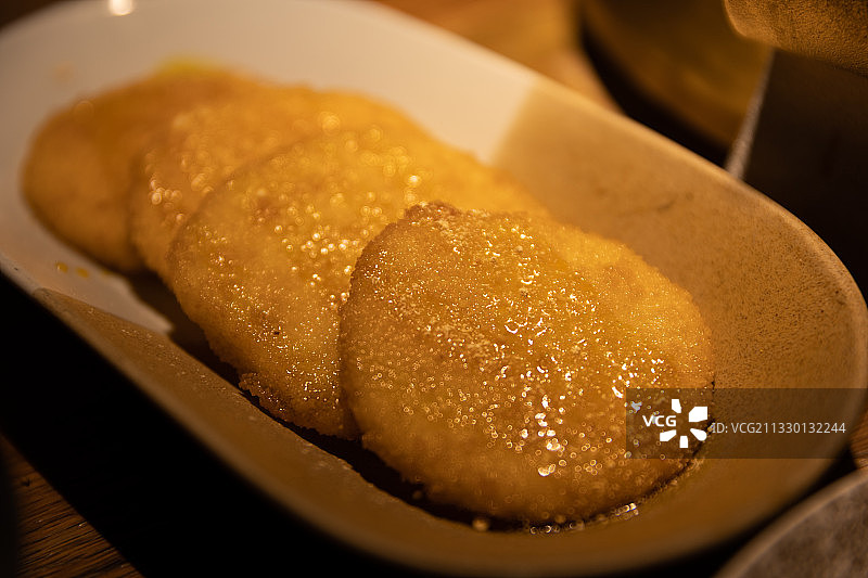 近景特写糍粑 中式甜品 小吃 餐前小吃 特色图片素材