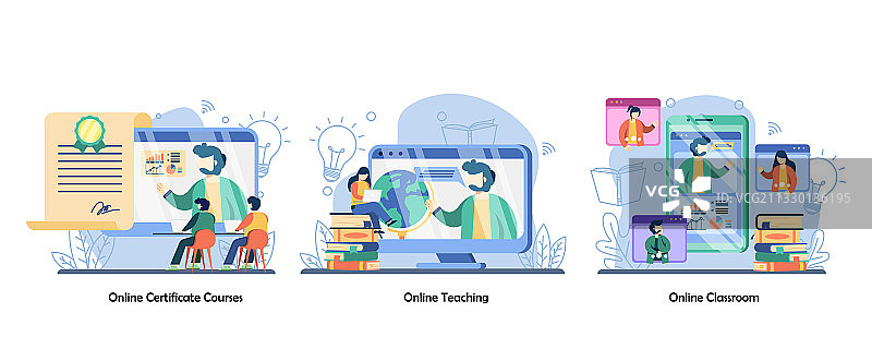 在线培训认证在线课程图片素材