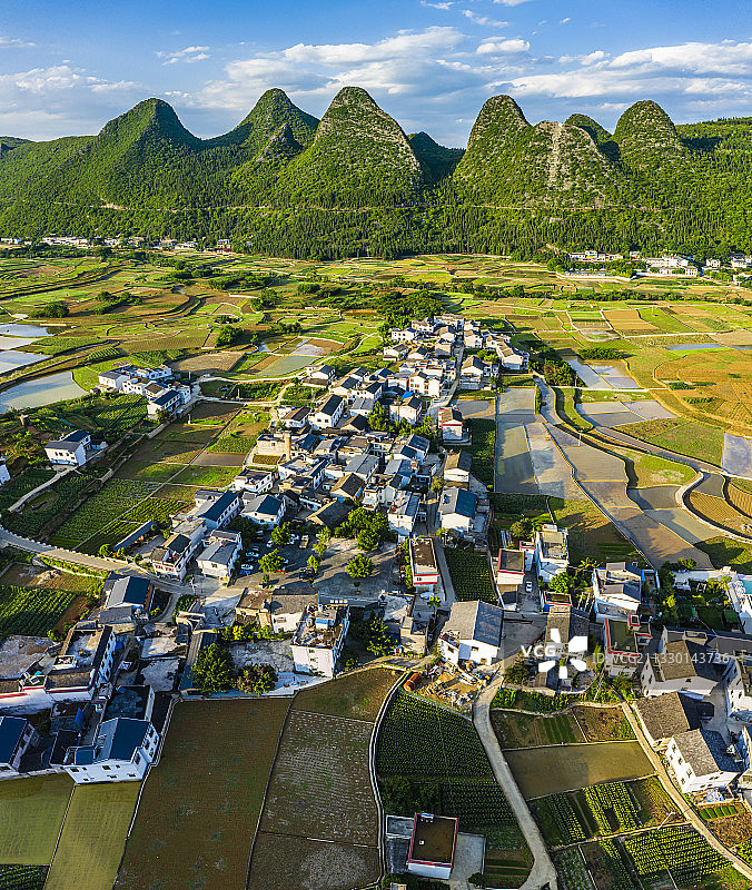 贵州兴义万峰林景区航拍图片素材