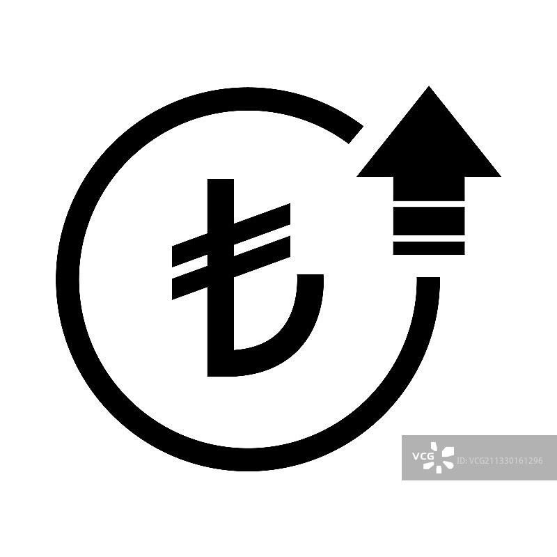 土耳其里拉成本上涨图标图片素材