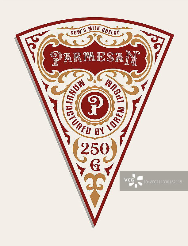 复古奶酪标签模板图片素材