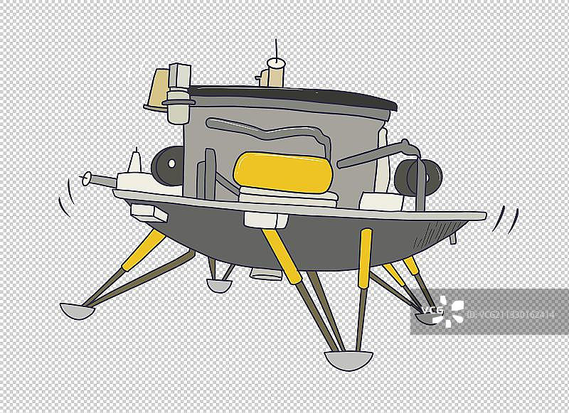 元素：天问一号图片素材