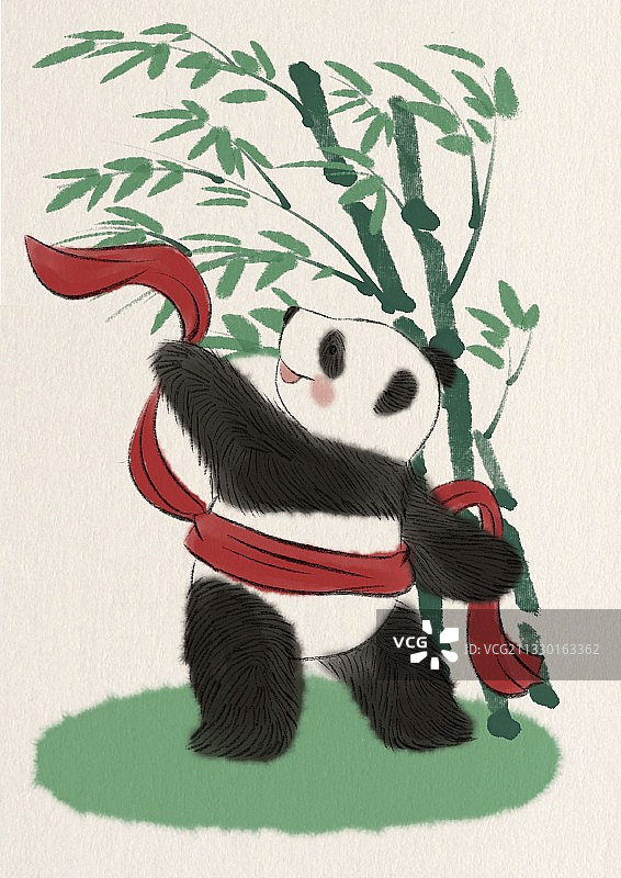 熊猫二人转图片素材