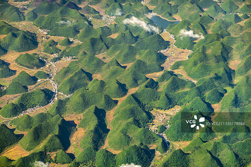 贵州兴义万峰林航拍图片素材