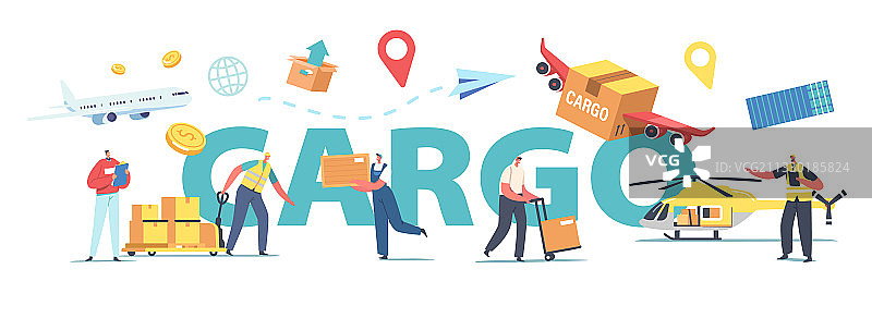 交通运输仓储物流概念工人图片素材