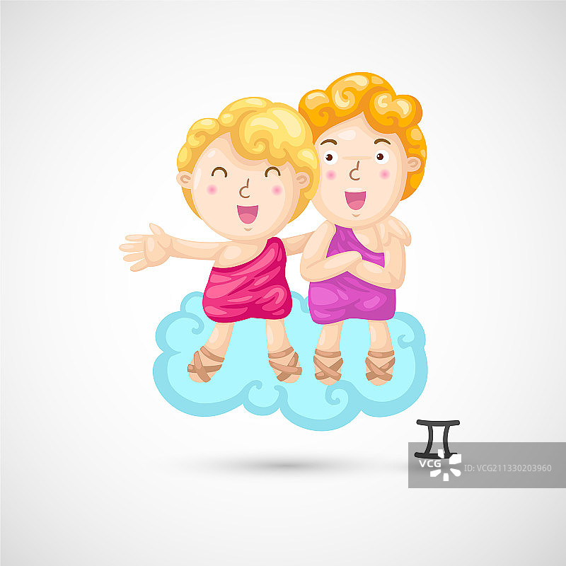 十二星座 - 双子座图片素材