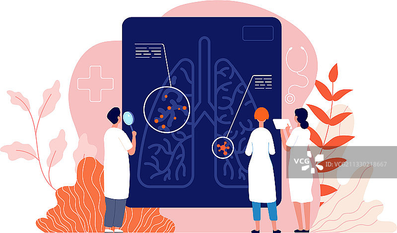 肺病学概念肺部结核诊断图片素材