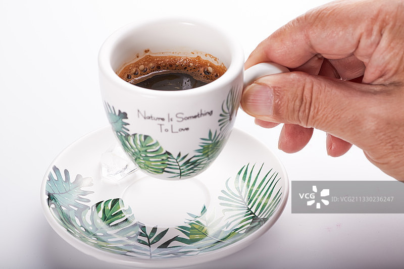 一杯意式浓缩espresso图片素材