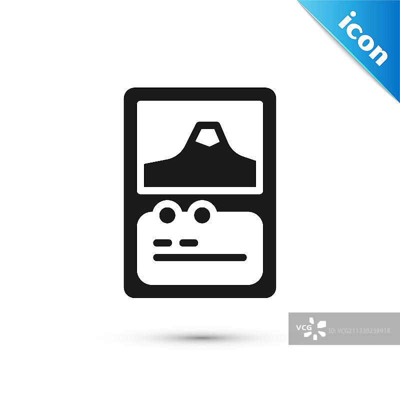 白色背景上的灰色卡牌游戏图标图片素材