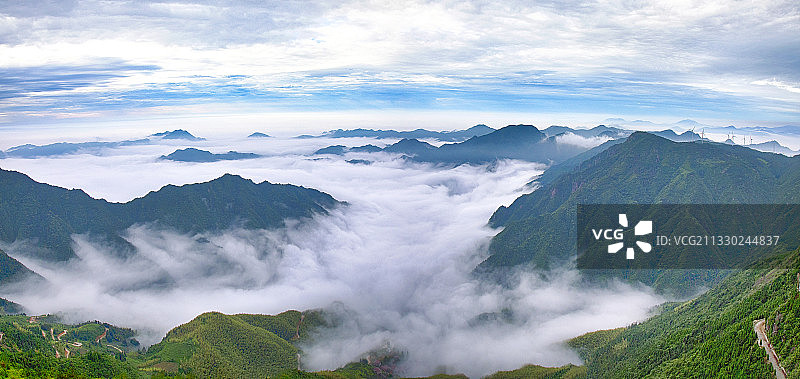 风云括苍山图片素材