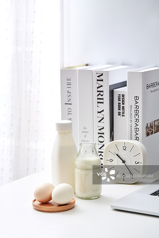 办公室休闲早餐图片素材