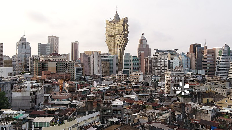 澳门航拍图片素材