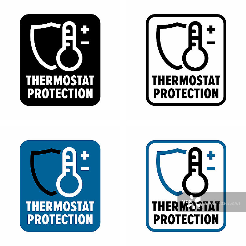 智能温控器保护信息图片素材