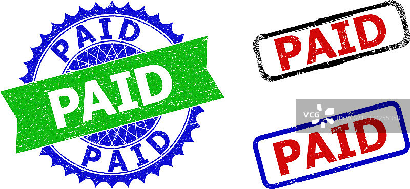 付费玫瑰花结矩形双色水印图片素材